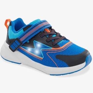 NWOT Stride Rite Toddler Boys Sneaker - Light-Up Zips Cosmic 2.0 adaptable